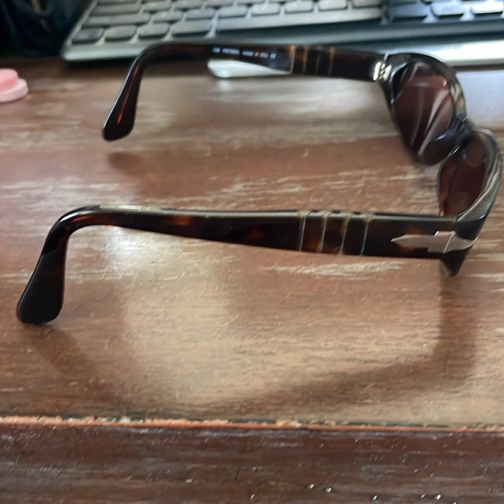 Persol 3607-s 24/33 51/27-135 brown tortoise sunglasses w/ case. For frames only - Picture 13 of 16